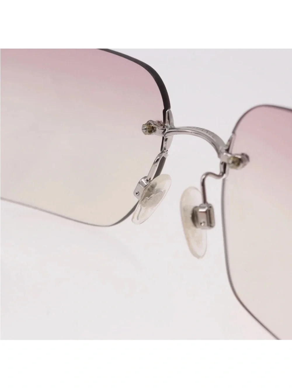 Chanel Lilac Gradient Rimless Sunglasses